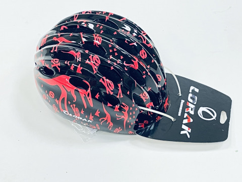 Шлем Lorak детский 41573 size M(52-56cm) Black/Red, код 41573