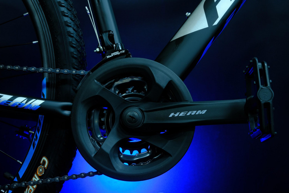 HEAM ALPHA 29 Prom Матовый Чёрный/Синий рама 21 (на рост 183-190)