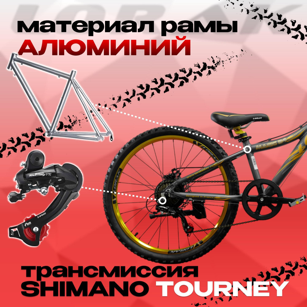 Lorak Magic 24 Серый/Золотой