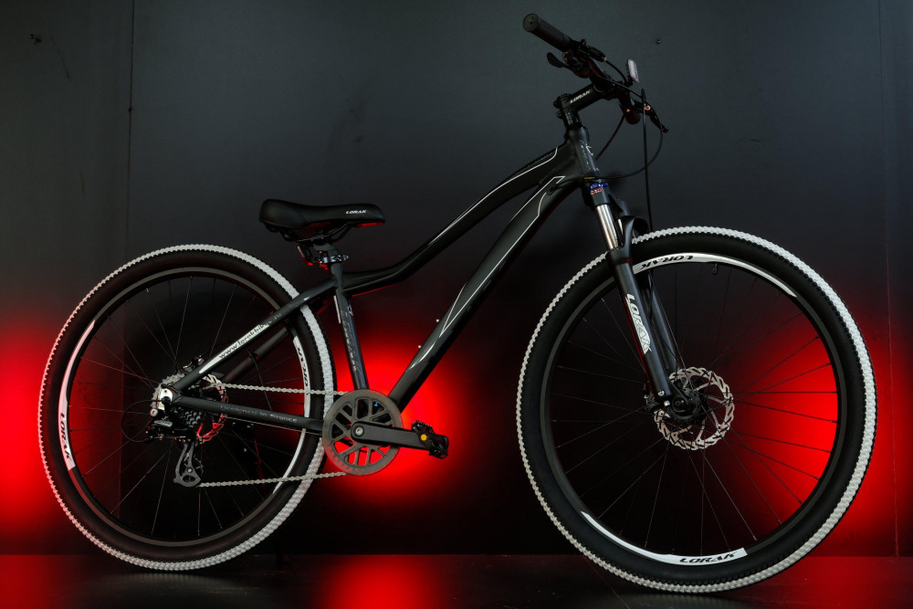 LORAK GLORY 200 8 sp Матовый Чёрный/Белый 19р (на рост 171-182)