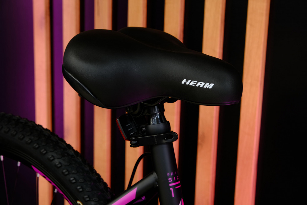 HEAM MATRIX 26 GIRL DISK Матовый Чёрный/Розовый рама 17 (на рост 155-173)